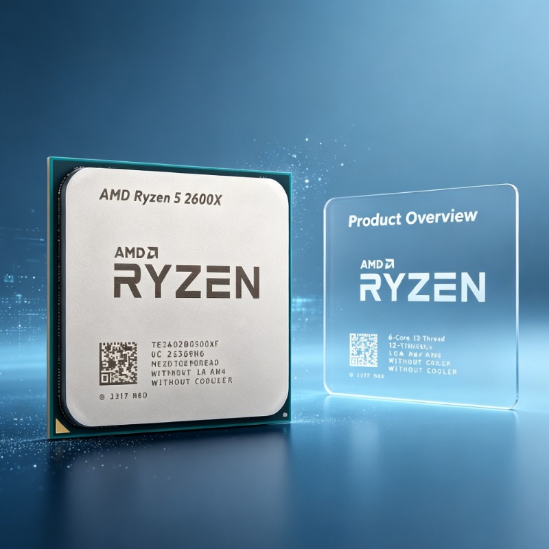 Cpu Cooler - AM4 Socket CPU Processor R5 2600X