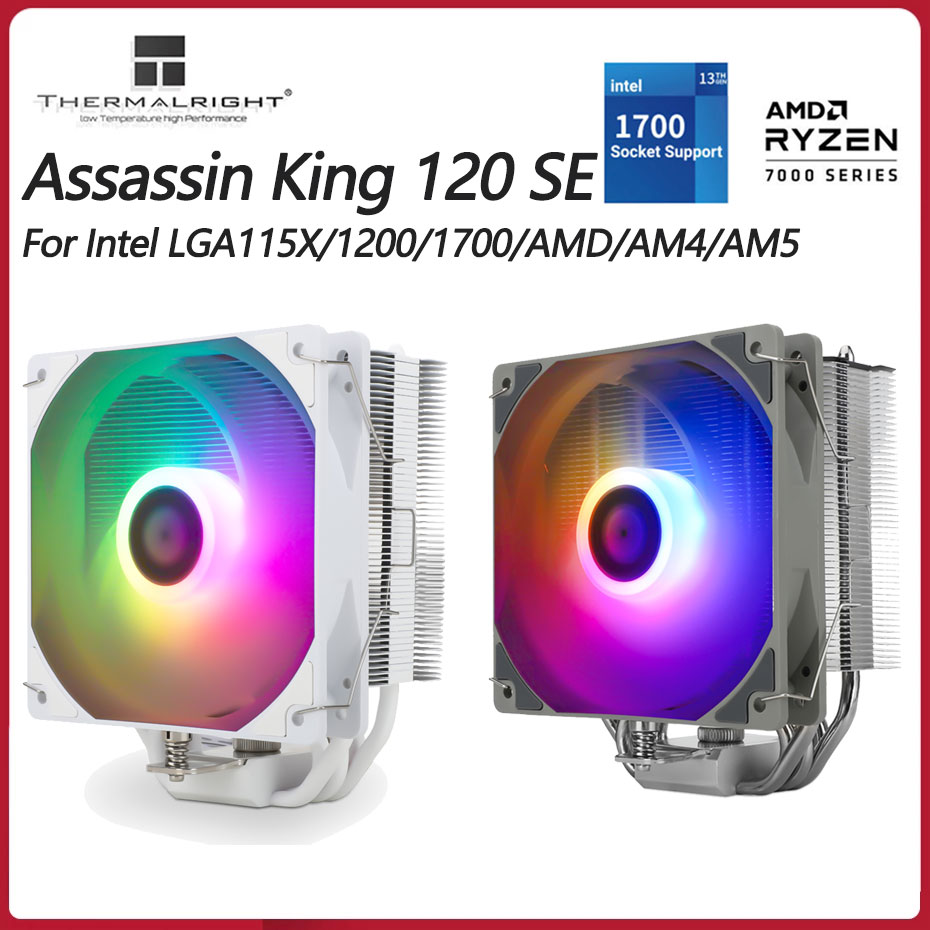 Air Cooler Cpu - Thermalright AK120 SE ARGB Trắng 5