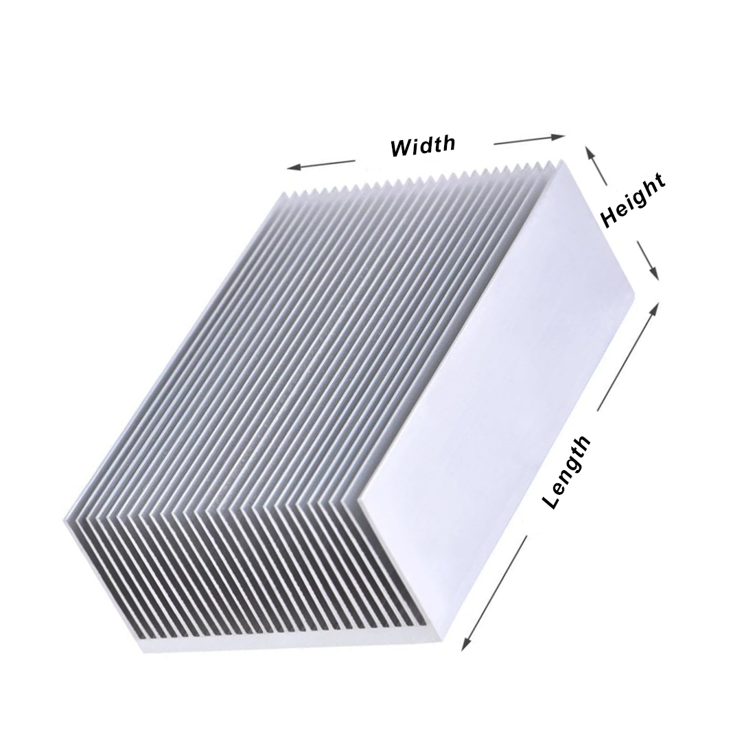 50x60x26mm — 300x60x26mm Extru - đánh giá và giá Heatsink