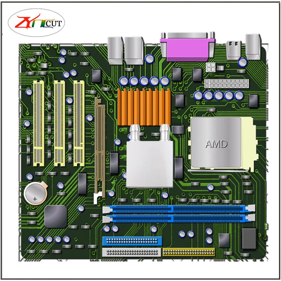 40 80mm CPU Aluminum water-coo - đánh giá và giá Heatsink